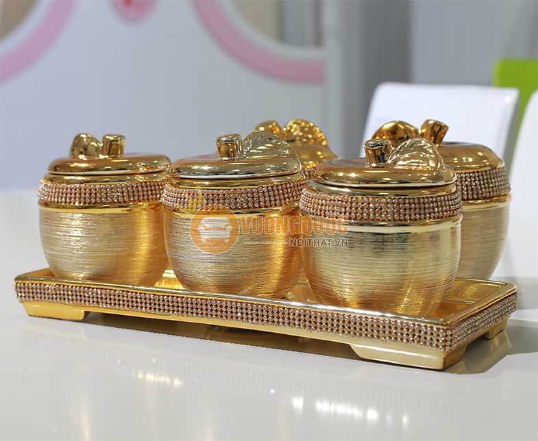 Hộp đựng kẹo candy jar trang trí DG6782